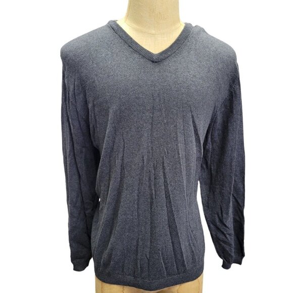 WEATHERPROOF Cotton Cashmere V-neck Sweater Men's. Size XXL. New With Tags $80 - Picture 2 of 8